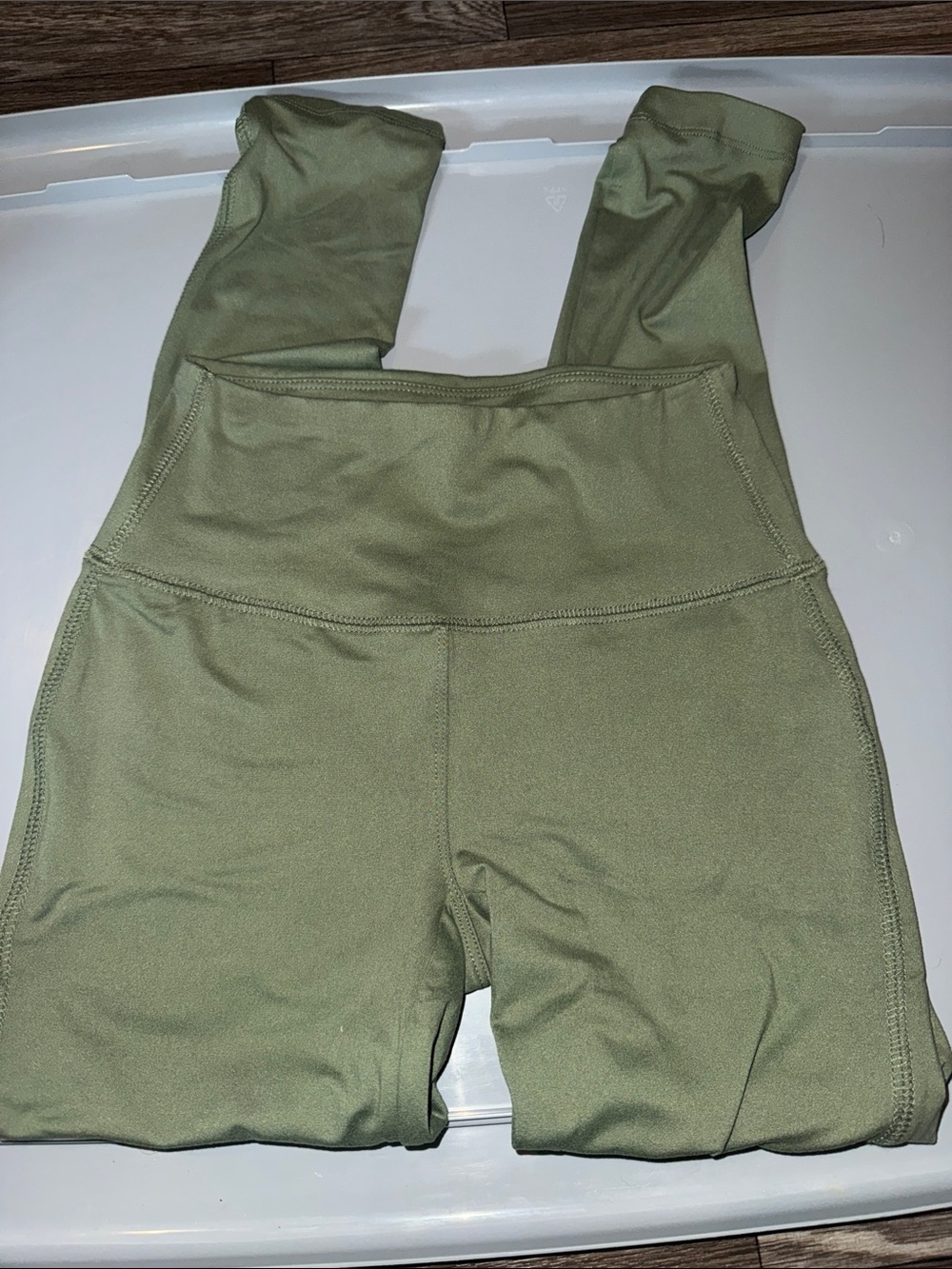 Zenana Outfitters Olive Green High-Waist Leggings